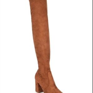 Steve Madden Huntley Over-the-Knee Women's Boots size 8 color Cognac